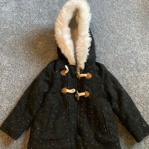 Toddler girls black coat. Size 2t. Carters brand